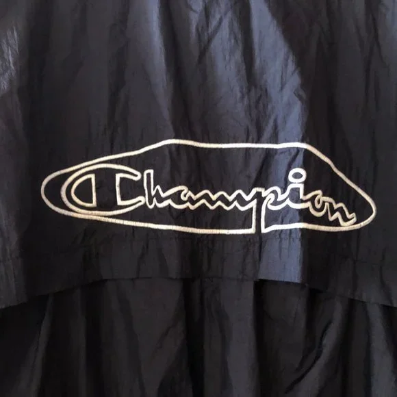 Champion Blue Red 1996 Atlanta Olympics USA Athletic Zip Windbreaker Jacket L - Picture 10 of 14